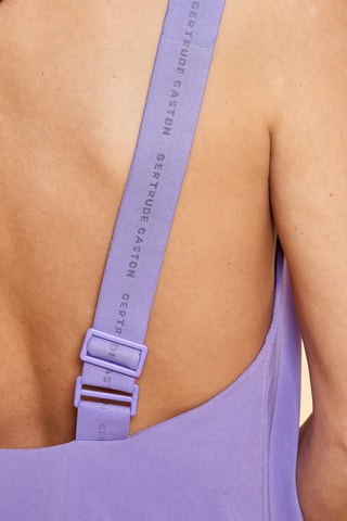 Vestido trapecio Lola - Malva