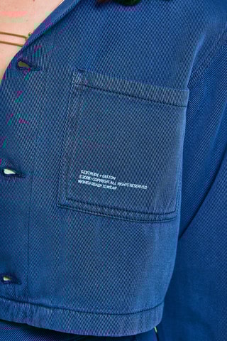 Casaco de ganga Nathalie - Azul