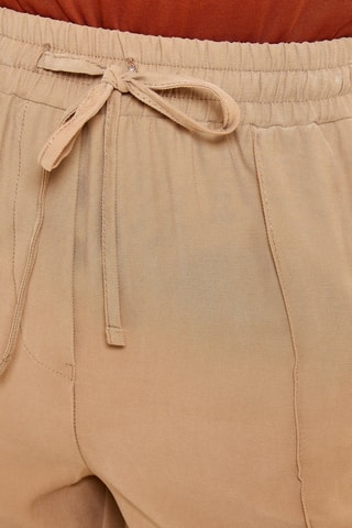Pantalón 7/8 de tiro alto Samia - Beige