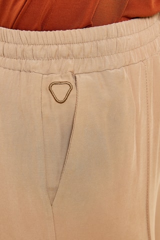 Pantalón 7/8 de tiro alto Samia - Beige
