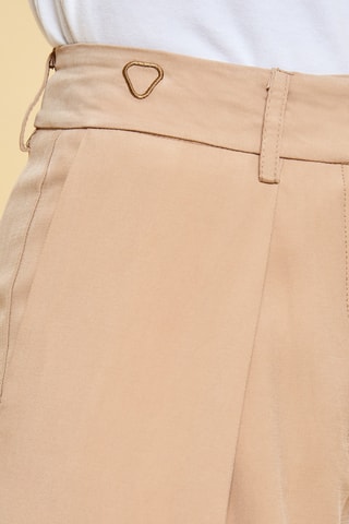 Pantalón de tiro alto Sylvie - Beige