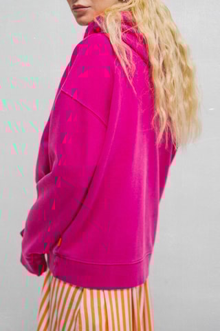Sudadera con capucha Amelie - Fucsia