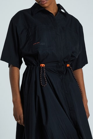 Vestido camisero Berthe - Negro