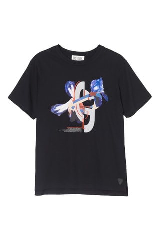 Camiseta Lisa Print - Negro