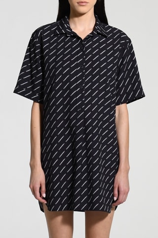 Vestido recto Elodie - Negro