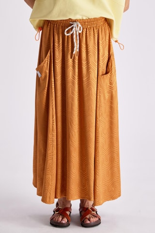 Falda larga Chiara - Camel