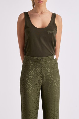 Camiseta de tirantes Deborah - Caqui