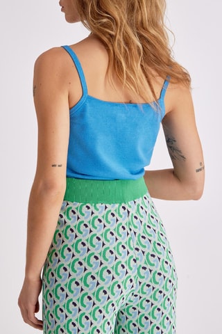 Top Elena - Azul cobalto