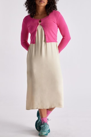 Vestido midi Garance - Beige