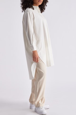 Vestido camisero Ama - Blanco