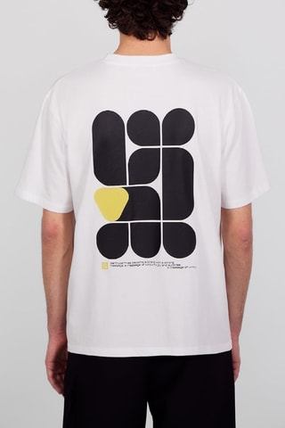 Camiseta Edmond Poster - Blanco