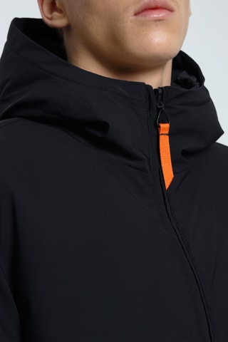 Chaqueta reversible con capucha Gaspard - Negro