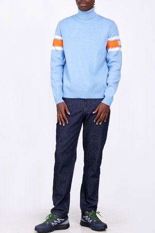 Jersey de lana Ellis - Celeste