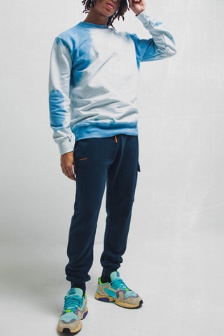 Sudadera tie-dye Guillaume - Azul