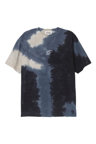 Camiseta tie-dye Leo - Azul