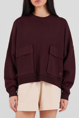 Sudadera unisex Chandler - Burdeos