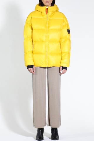Anorak con capucha unisex Mika - Amarillo