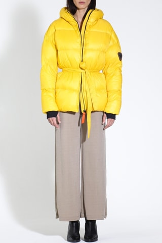 Anorak con capucha unisex Mika - Amarillo