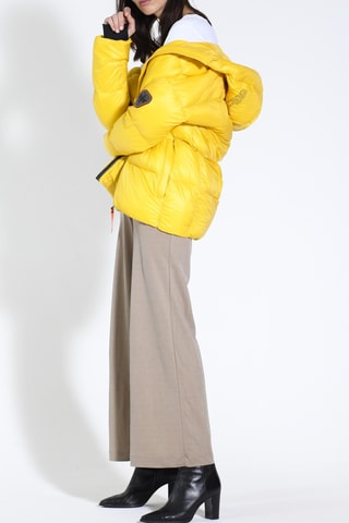 Anorak con capucha unisex Mika - Amarillo