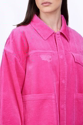 Chaqueta de pana unisex Aliocha - Fucsia
