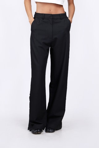 Pantalón de tiro alto unisex Ariane - Negro