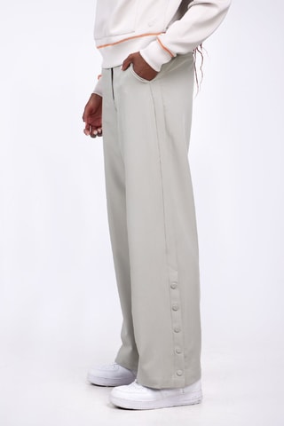 Pantalón de tiro alto unisex Ariane - Gris claro