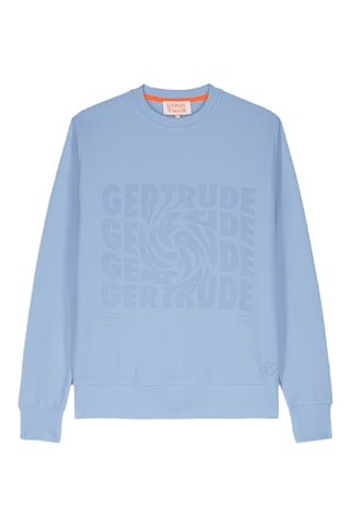 Sudadera unisex Guillaume Twisted - Celeste