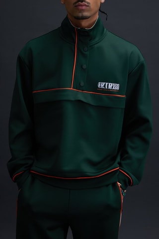 Sudadera unisex Guitou - Verde oscuro