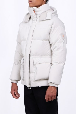 Anorak con capucha unisex Manie - Gris claro