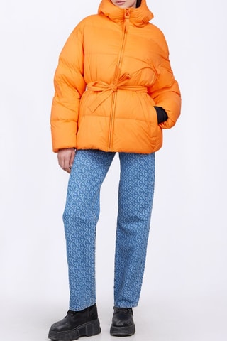 Anorak con capucha unisex Mika - Naranja