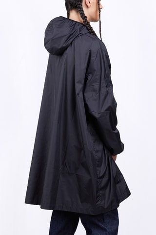 Cortavientos con capucha unisex Titi - Negro