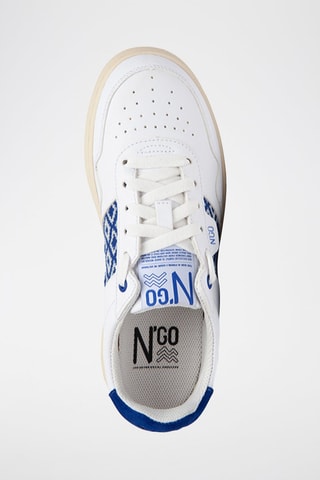 Baskets en cuir Huê Classique - Bleu