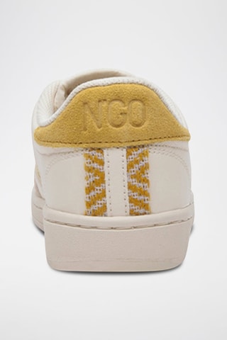 Baskets en cuir Saigon Classique - Jaune et blanc