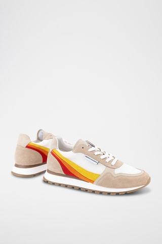 Baskets en cuir Retrorun - Beige