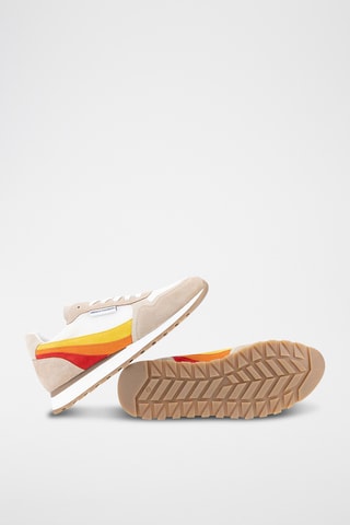 Baskets en cuir Retrorun - Beige