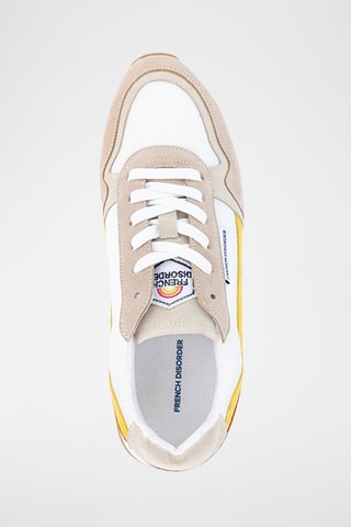 Baskets en cuir Retrorun - Beige