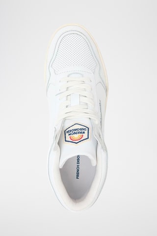 Baskets montantes en cuir Mid Rainbow - Blanc