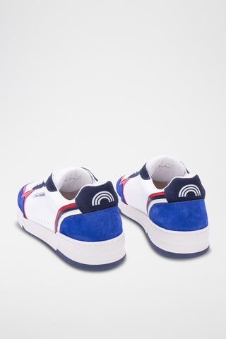 Baskets en cuir Rainbow - Bleu