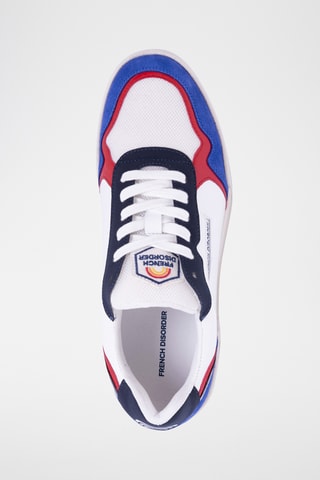 Baskets en cuir Rainbow - Bleu