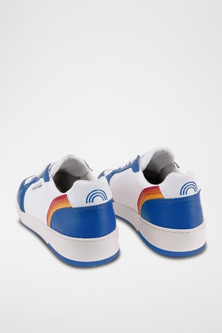 Baskets en cuir Rainbow - Blanc