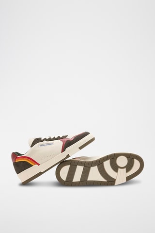 Baskets en cuir Rainbow - Beige