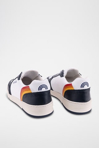 Baskets en cuir Rainbow - Blanc