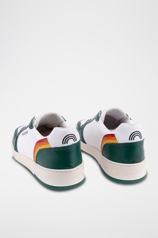Baskets en cuir Rainbow - Vert