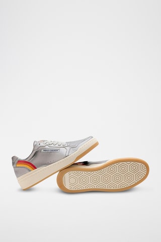 Baskets en cuir Rainbow - Argenté