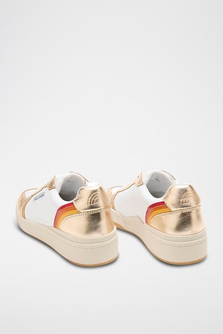 Baskets en cuir Rainbow - Blanc