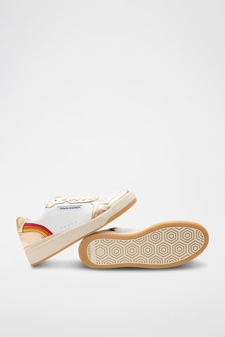 Baskets en cuir Rainbow - Blanc