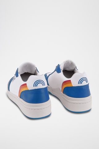 Baskets en cuir Rainbow - Blanc