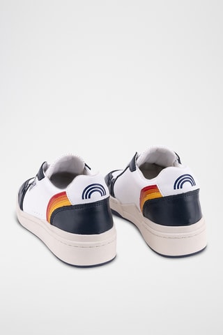 Baskets en cuir Rainbow - Blanc