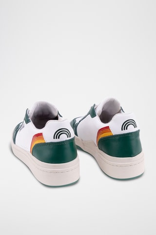 Baskets en cuir Rainbow - Vert