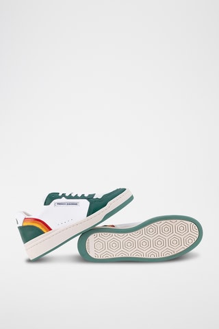Baskets en cuir Rainbow - Vert